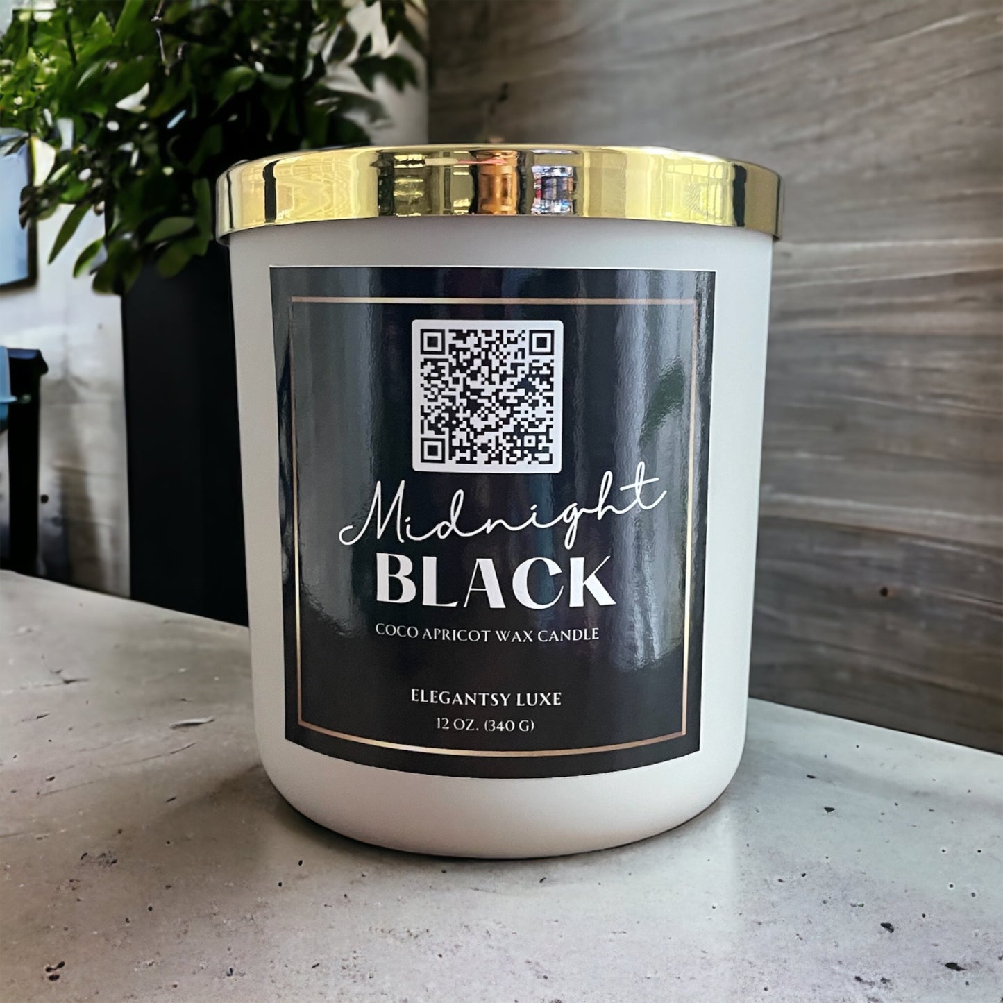 MIDKNIGHT BLACK LUXURY CANDLE