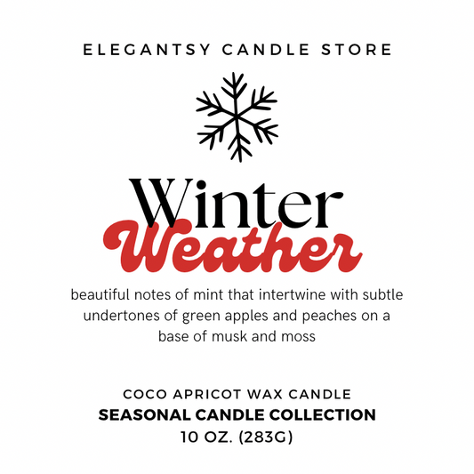 WINTER WEATHER - 10 oz Holiday Candle