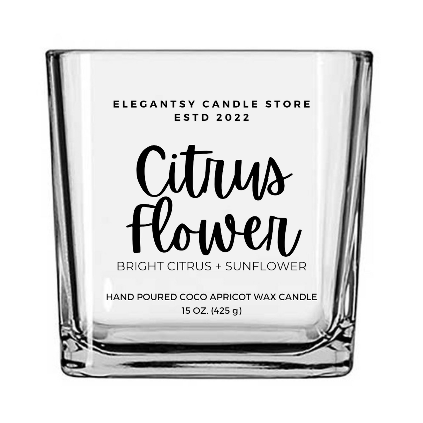 Citrus Flower Candle